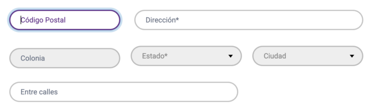 paso 2 escribe tu direccion registro omnilife